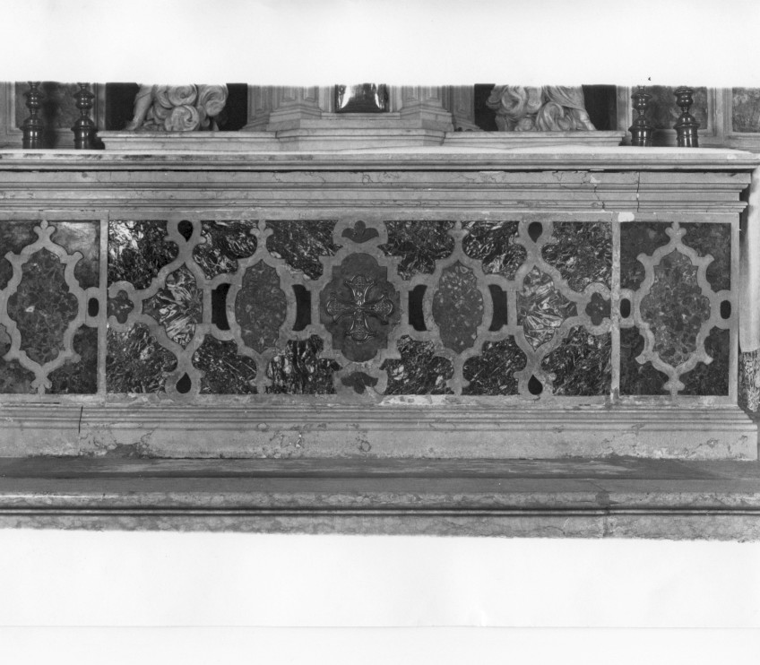 paliotto, elemento d'insieme - ambito veneto (sec. XVII)