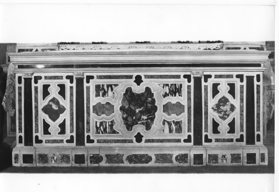 paliotto, elemento d'insieme - ambito veneto (sec. XVII)