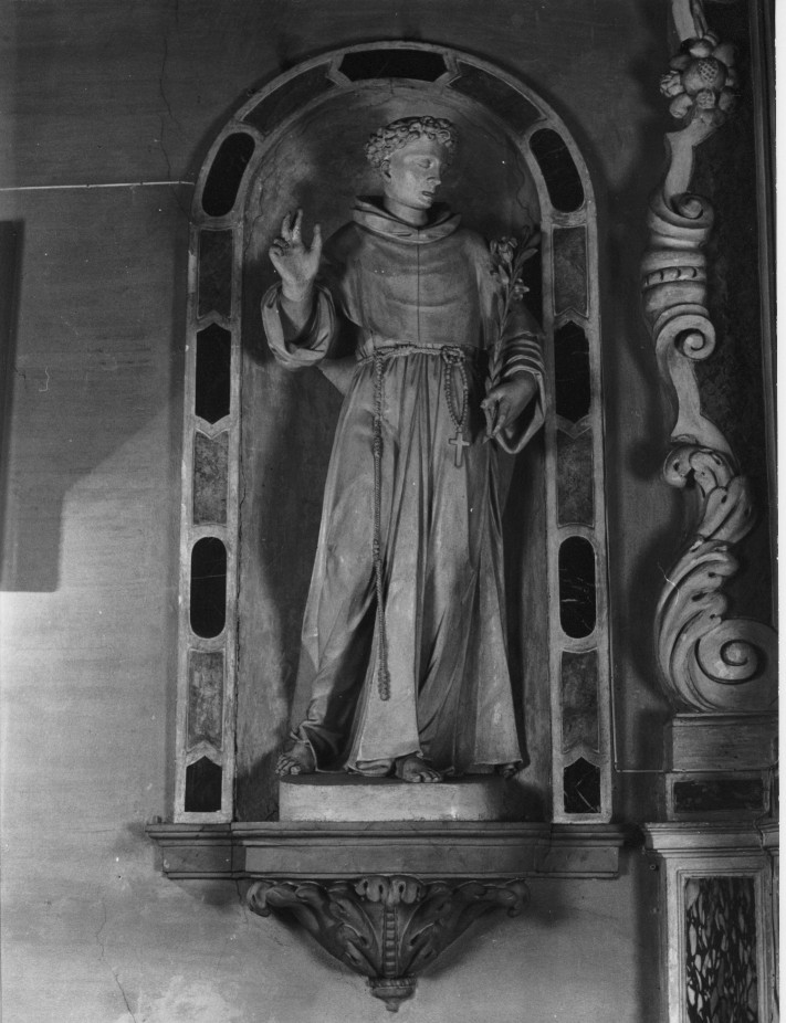 Sant'Antonio da Padova (statua, opera isolata) - ambito veneto (sec. XVII)