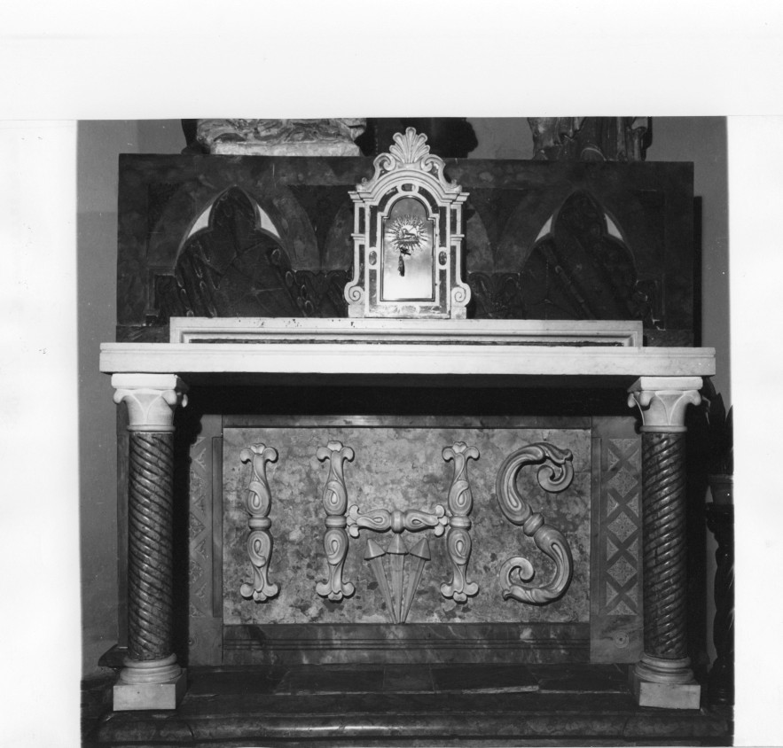 altare, insieme - ambito veronese (fine, inizio sec. XVII, sec. XX)