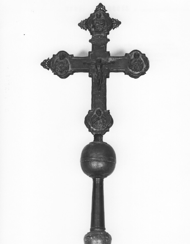 croce processionale - ambito veneto (sec. XVIII)