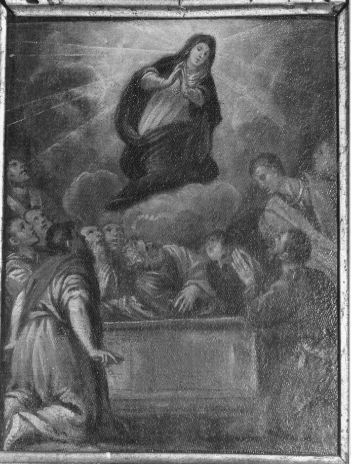 Madonna Assunta (scomparto di polittico, elemento d'insieme) di Ridolfi Claudio (inizio sec. XVII)