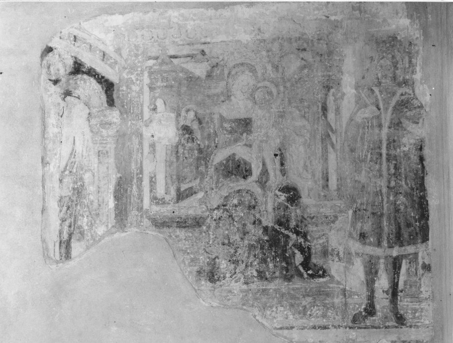 Madonna con Bambino in trono (dipinto, opera isolata) - ambito veneto (prima metà sec. XVI)