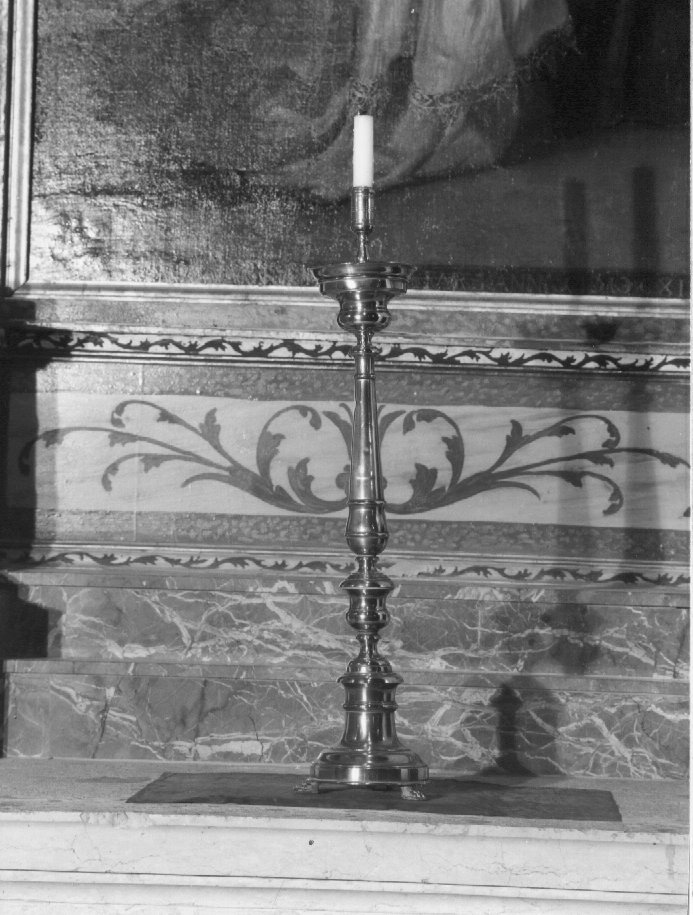 candeliere - ambito veneto (prima metà sec. XIX)