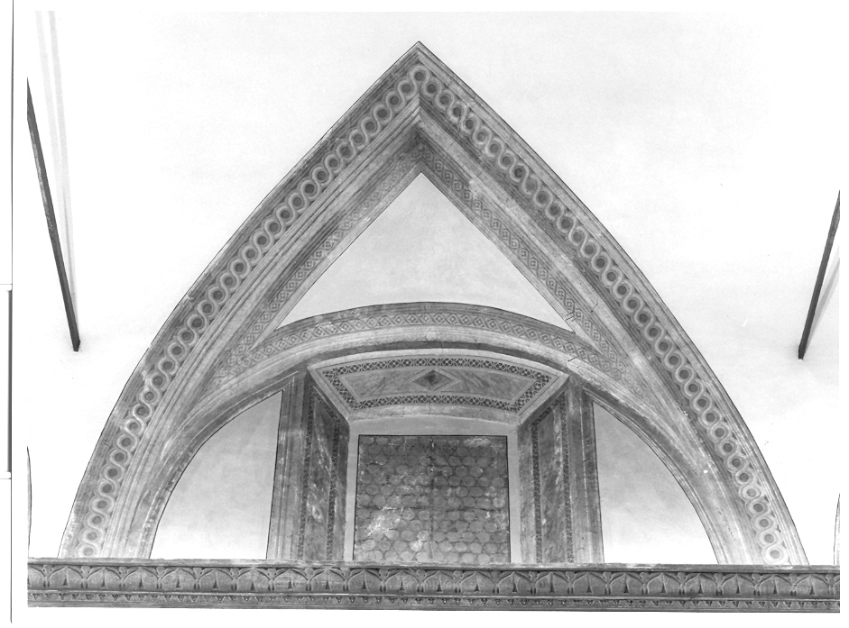 architettura illusionistica (dipinto) di Zanfrognini Carlo (sec. XX)