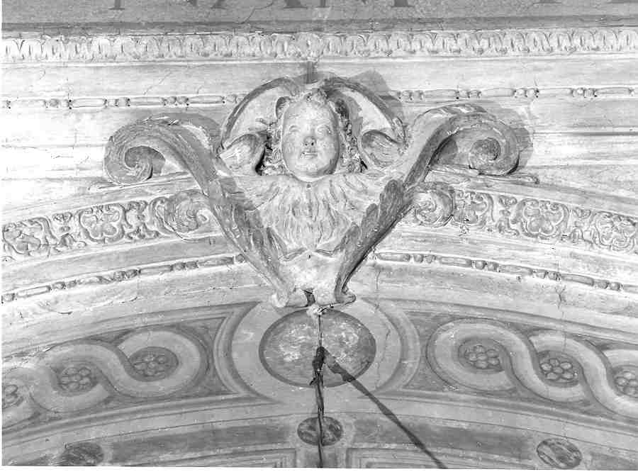 cherubino (chiave d'arco) - ambito veneto (sec. XVII)