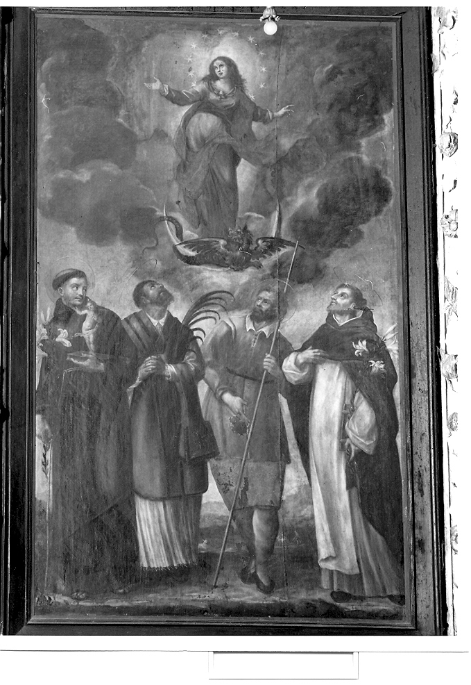 Madonna Immacolata e Santi (dipinto) - ambito veneto (sec. XVIII)
