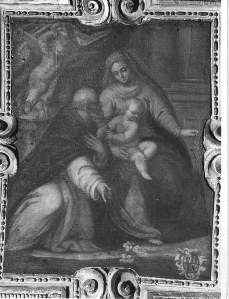 Sacra Famiglia (dipinto, elemento d'insieme) di Bertanza Andrea (sec. XVII)