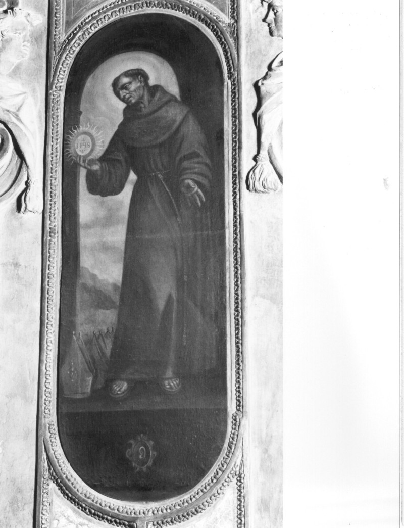 San Bernardino da Siena (dipinto, elemento d'insieme) di Bertanza Andrea (sec. XVII)