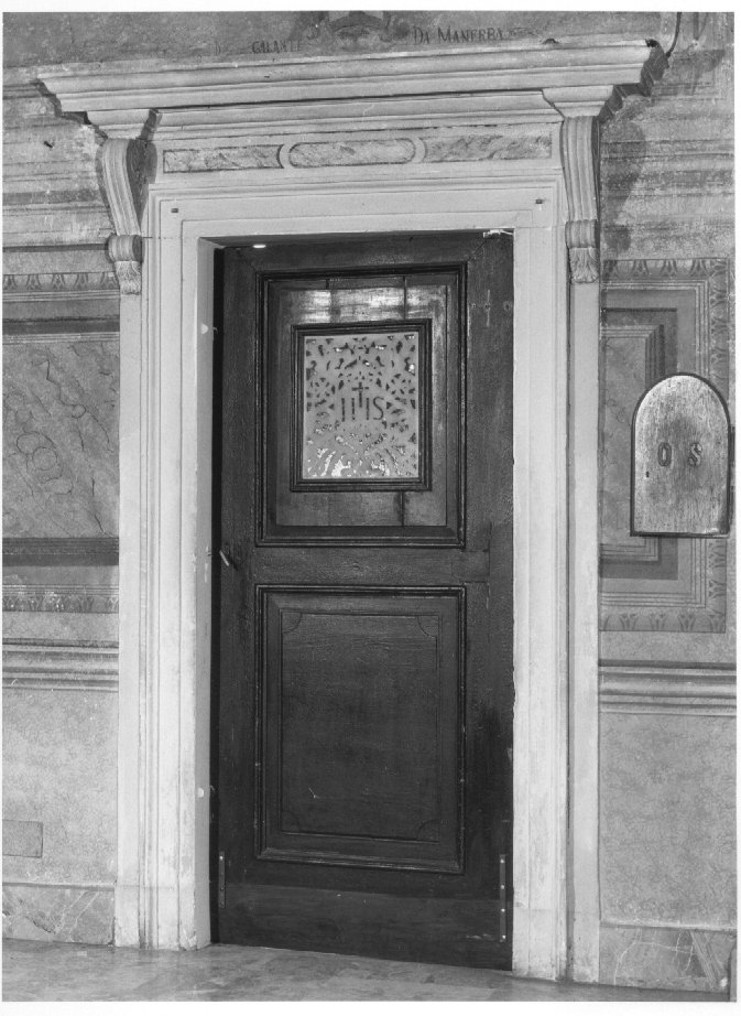 mostra di porta - ambito veneto (sec. XVIII)