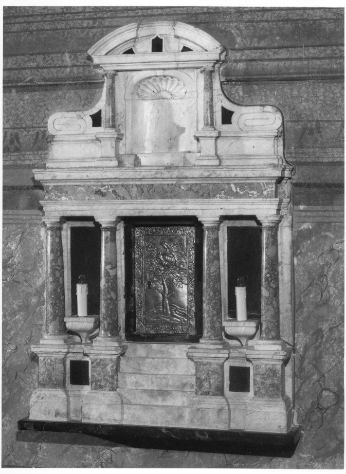 tabernacolo murale - ambito veneto (sec. XVIII)