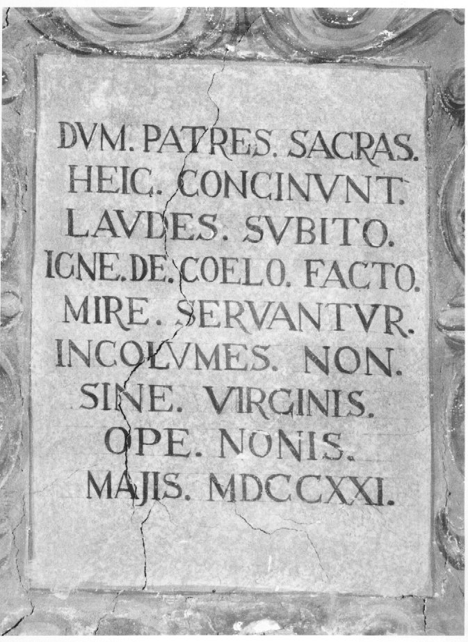 lapide commemorativa - ambito veneto (sec. XVIII)