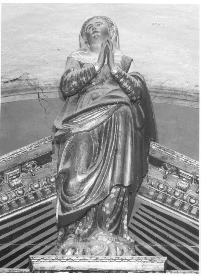 Madonna (scultura, elemento d'insieme) - ambito veneto (sec. XVII)