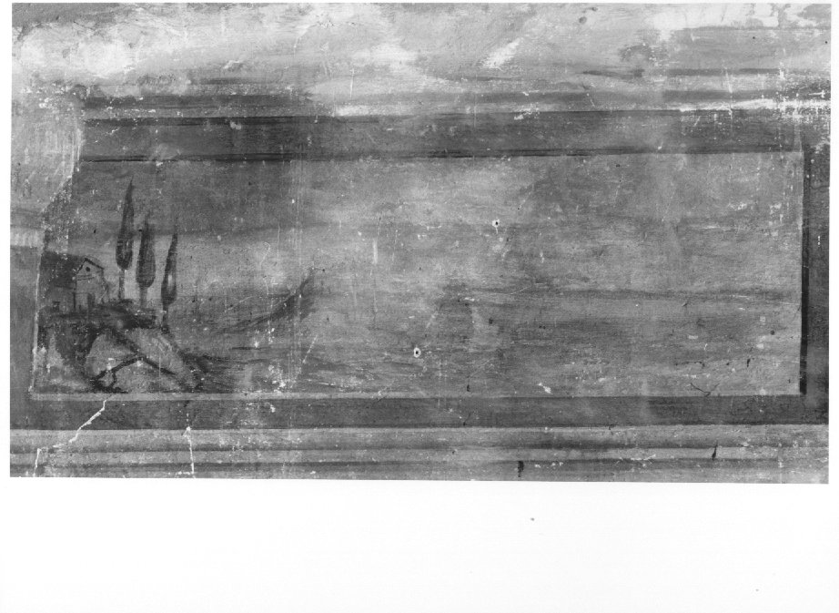 paesaggio (dipinto, elemento d'insieme) - ambito veneto (sec. XVIII)