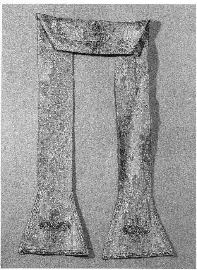 stola, elemento d'insieme - ambito veneto (sec. XIX)