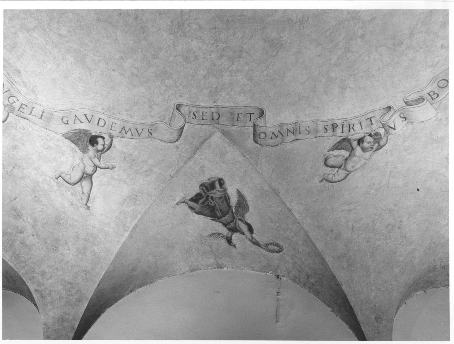 angioletti con simboli della Passione (dipinto) - ambito veneto (sec. XVI)