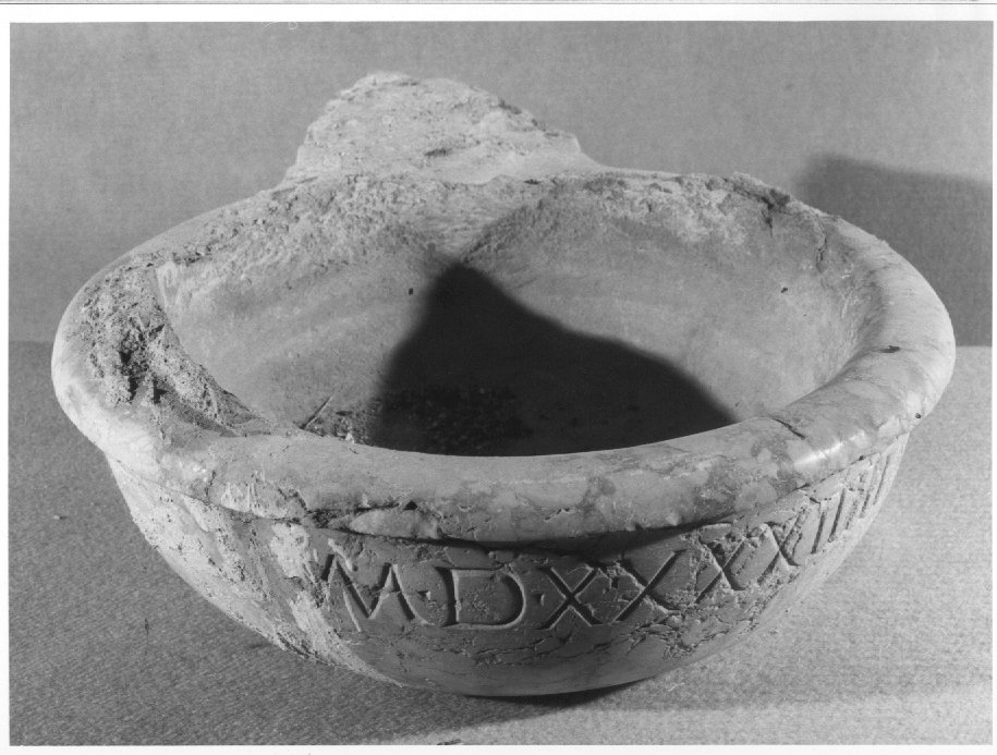 acquasantiera - ambito veneto (sec. XVI)