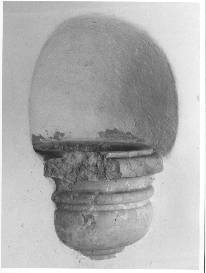 acquasantiera da parete - ambito veneto (sec. XVII)