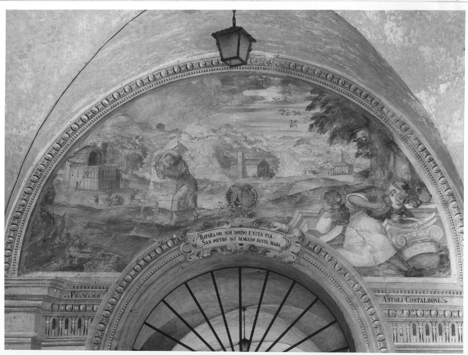 storie della vita di Sant'Antonio (dipinto, elemento d'insieme) di Muttoni Domenico il Giovane (attribuito) (sec. XVII)