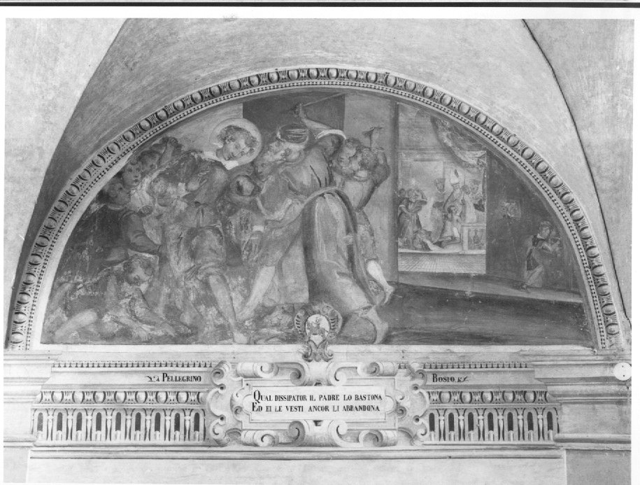 storie della vita di Sant'Antonio (dipinto, elemento d'insieme) di Muttoni Domenico il Giovane (attribuito) (sec. XVII)