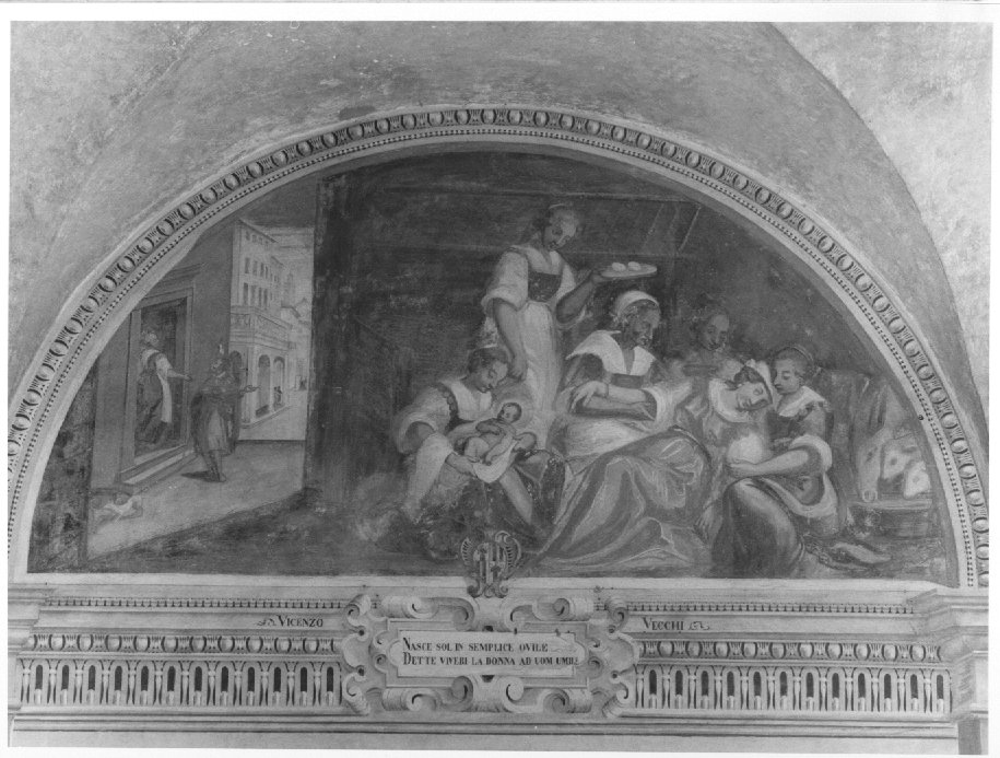 storie della vita di Sant'Antonio (dipinto, elemento d'insieme) di Muttoni Domenico il Giovane (attribuito) (sec. XVII)