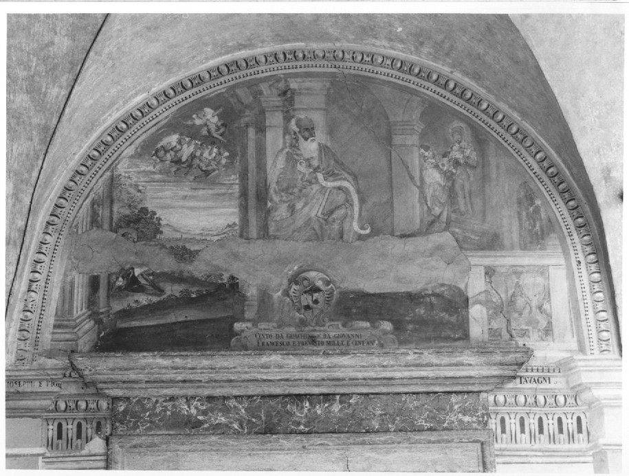 storie della vita di Sant'Antonio (dipinto, elemento d'insieme) di Muttoni Domenico il Giovane (attribuito) (sec. XVII)