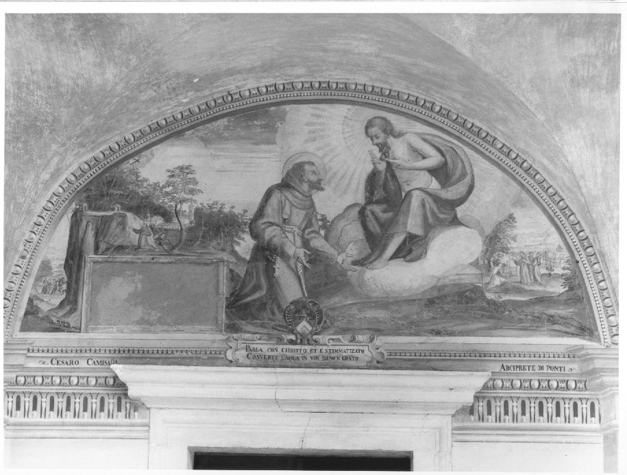 episodi della vita di San Francesco d'Assisi (dipinto, elemento d'insieme) di Muttoni Domenico il Giovane (attribuito) (sec. XVII)