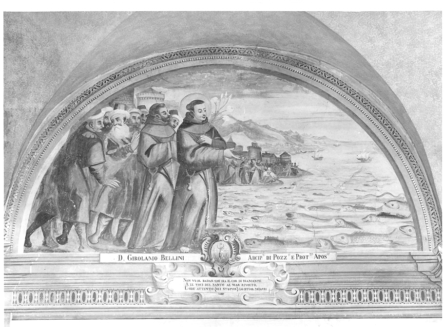 storie della vita di Sant'Antonio (dipinto, elemento d'insieme) di Muttoni Domenico il Giovane (sec. XVII)