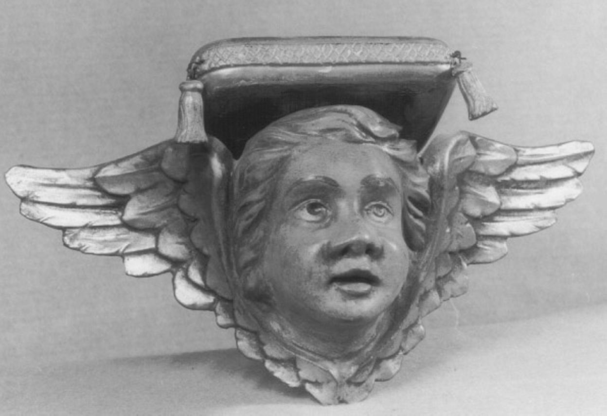 cherubino (scultura) - manifattura veneta (seconda metà sec. XIX)
