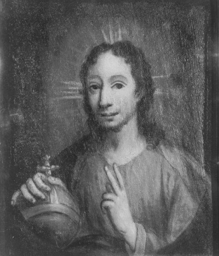 Cristo benedicente (dipinto) - ambito veronese (sec. XIX)