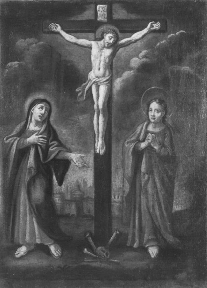 crocifissione (dipinto) - ambito veronese (sec. XIX)