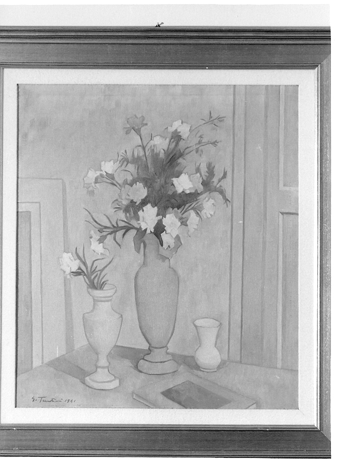 Fiori, natura morta (dipinto, opera isolata) di Trentini Guido (sec. XX)