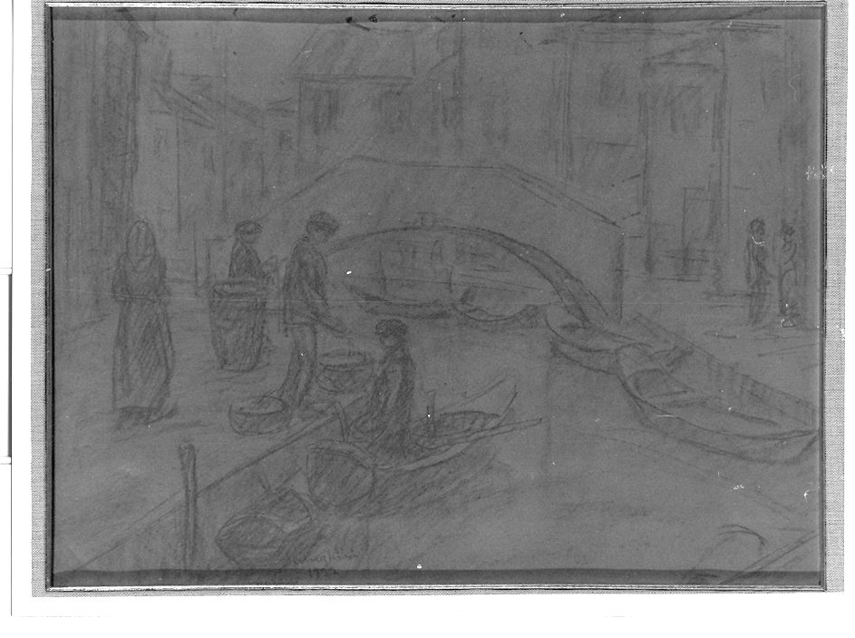 Burano (Canale) (dipinto, opera isolata) di Semeghini Pio (primo quarto sec. XX)