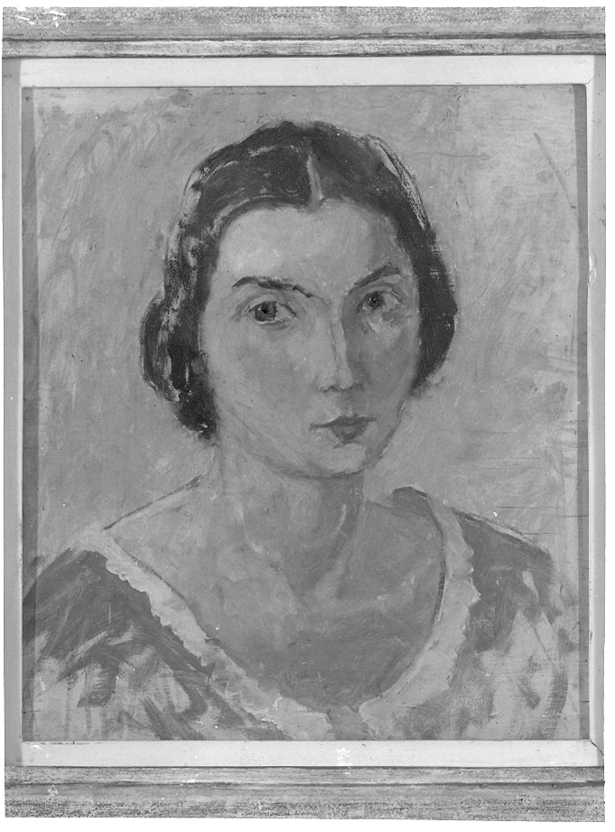 Ritratto di donna, ritratto di donna (dipinto, opera isolata) di Semeghini Pio (metà sec. XX)