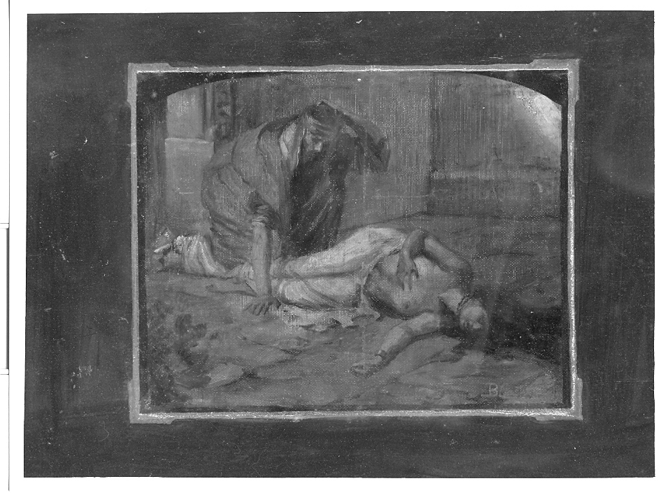 Tragedia orientale (dipinto, opera isolata) di Castagnetti B (secc. XIX/ XX)