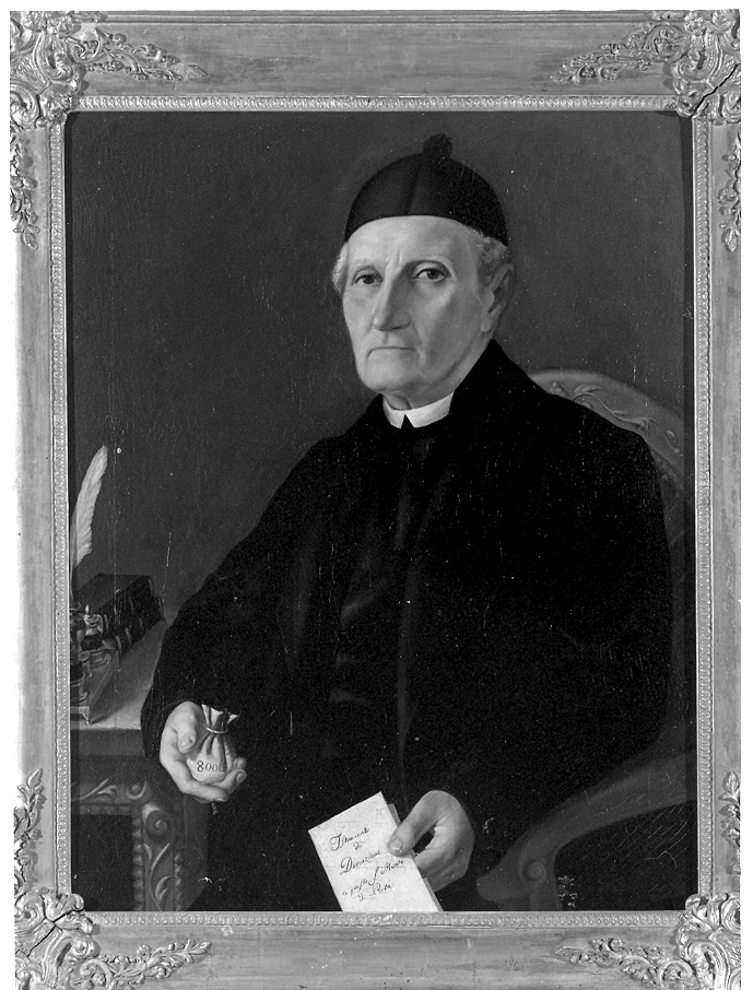 Ritratto di benefattore del Monte di Pietà, ritratto d'uomo (dipinto, opera isolata) - ambito veneto (prima metà sec. XIX)