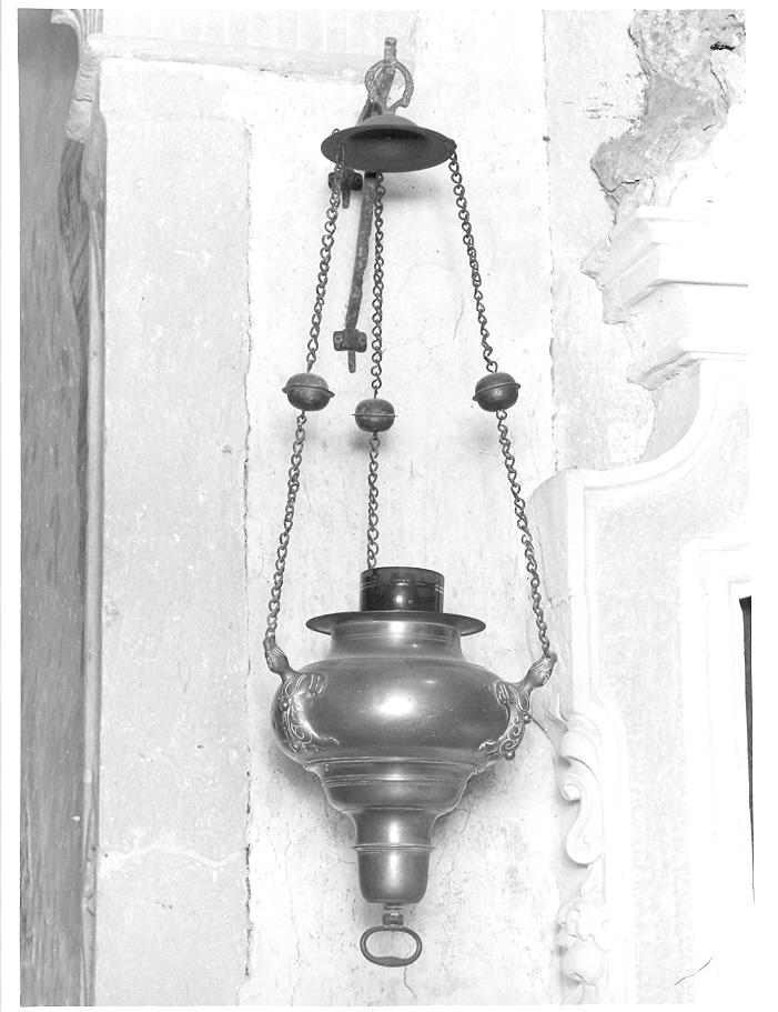 lampada pensile - ambito veneto (prima metà sec. XX)