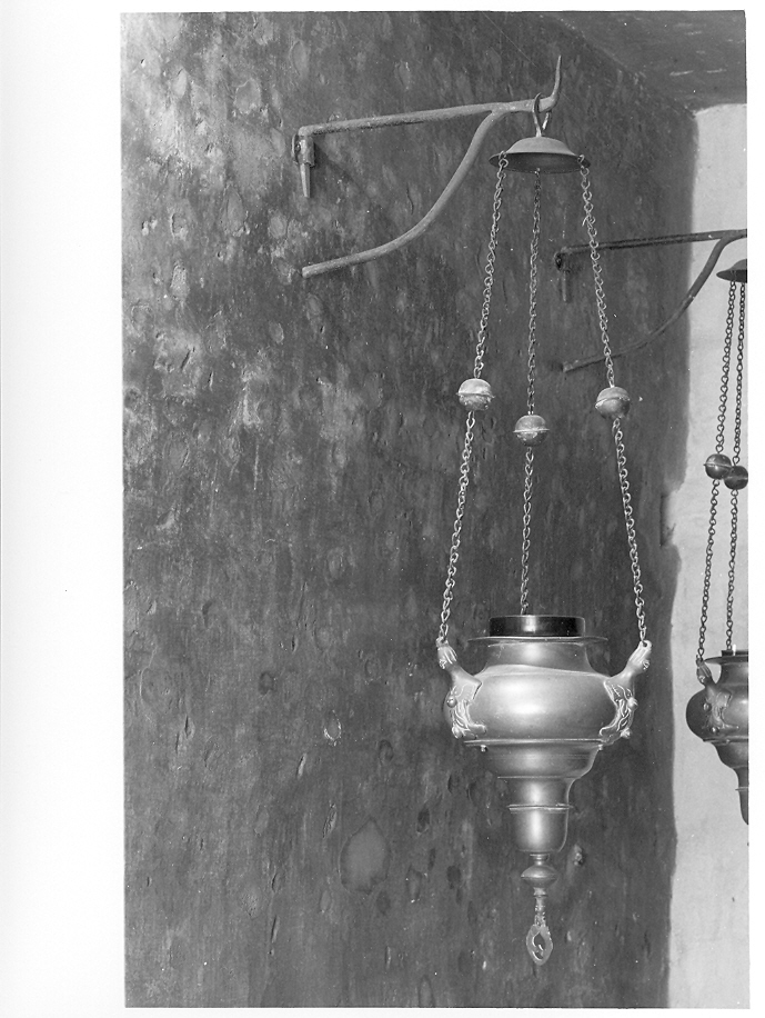 lampada pensile - ambito veneto (prima metà sec. XX)