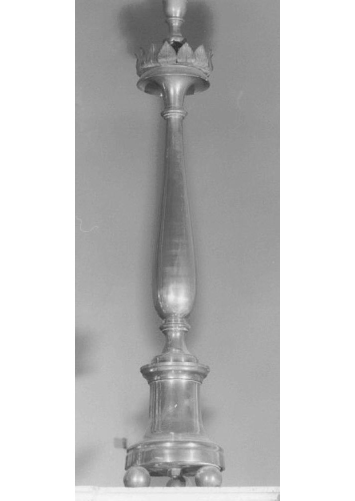 candeliere d'altare - ambito veneto (sec. XIX)