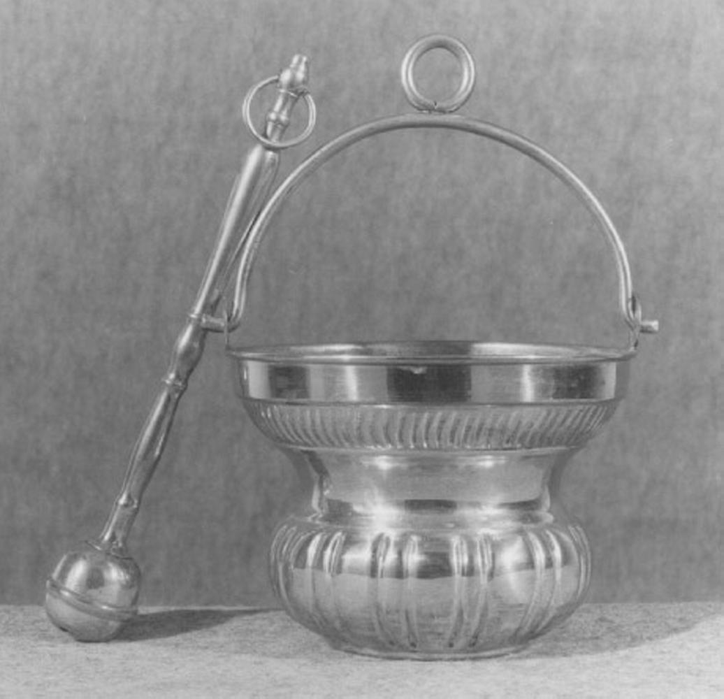 secchiello per l'acqua benedetta, elemento d'insieme - ambito veneto (sec. XIX)