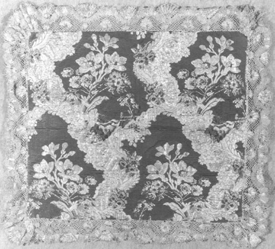 velo di calice, elemento d'insieme - manifattura italiana (seconda metà sec. XVIII)