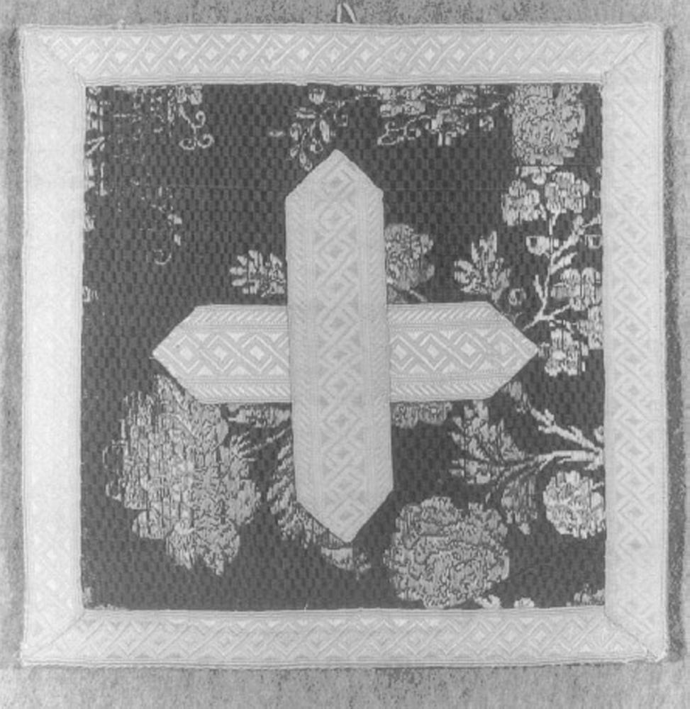 borsa, elemento d'insieme - manifattura italiana (seconda metà sec. XVIII)