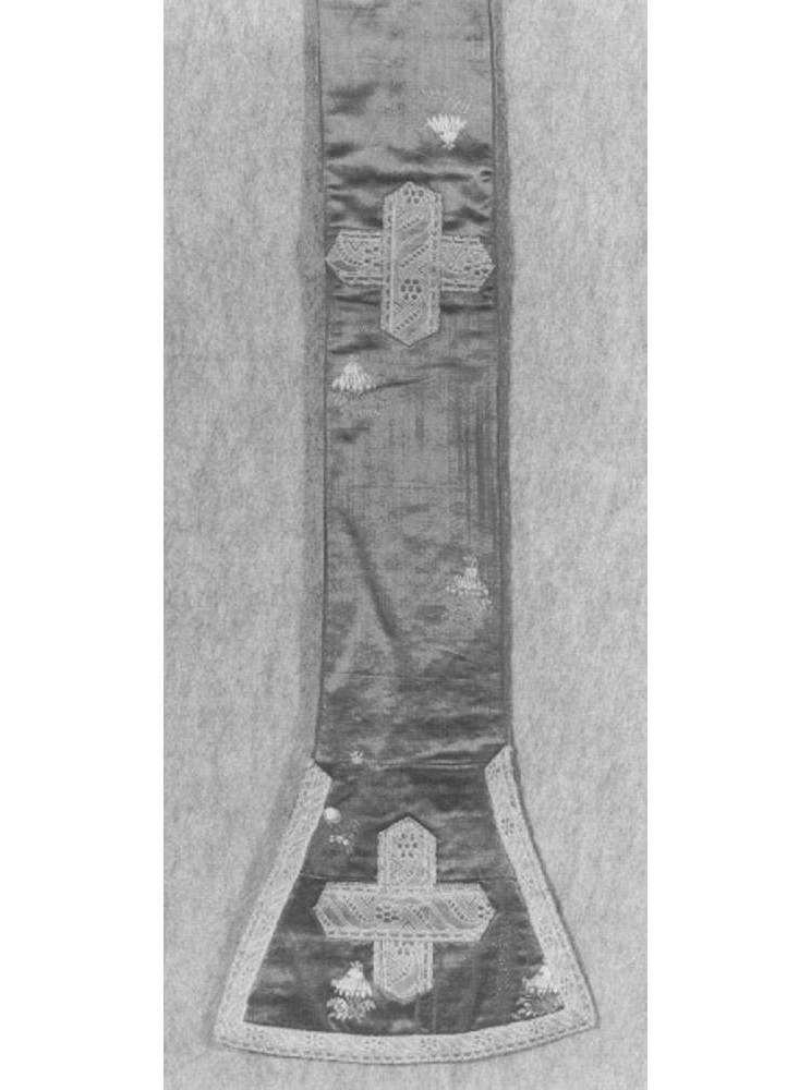 manipolo, elemento d'insieme - manifattura italiana (prima metà sec. XIX)