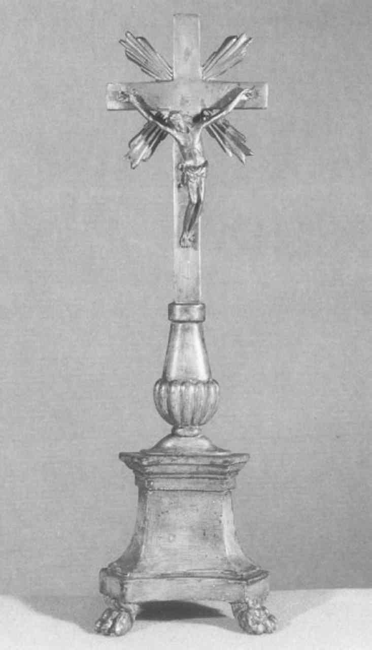 croce da tavolo - ambito veneto (fine/inizio secc. XVIII/ XIX)