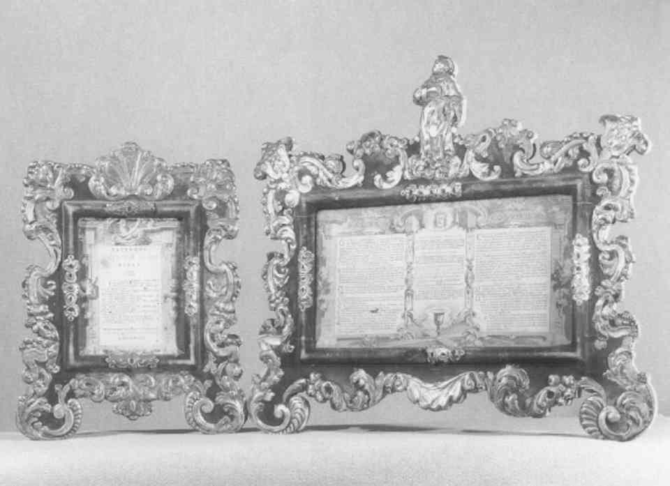 cartagloria, serie - ambito veneto (prima metà sec. XVIII)