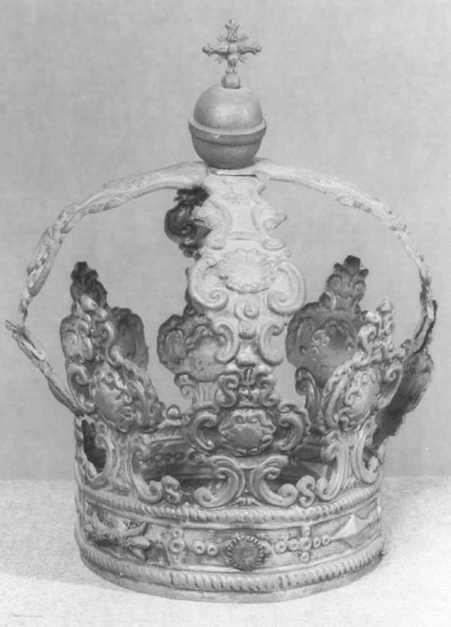 corona di immagine sacra - ambito veneto (prima metà sec. XIX)