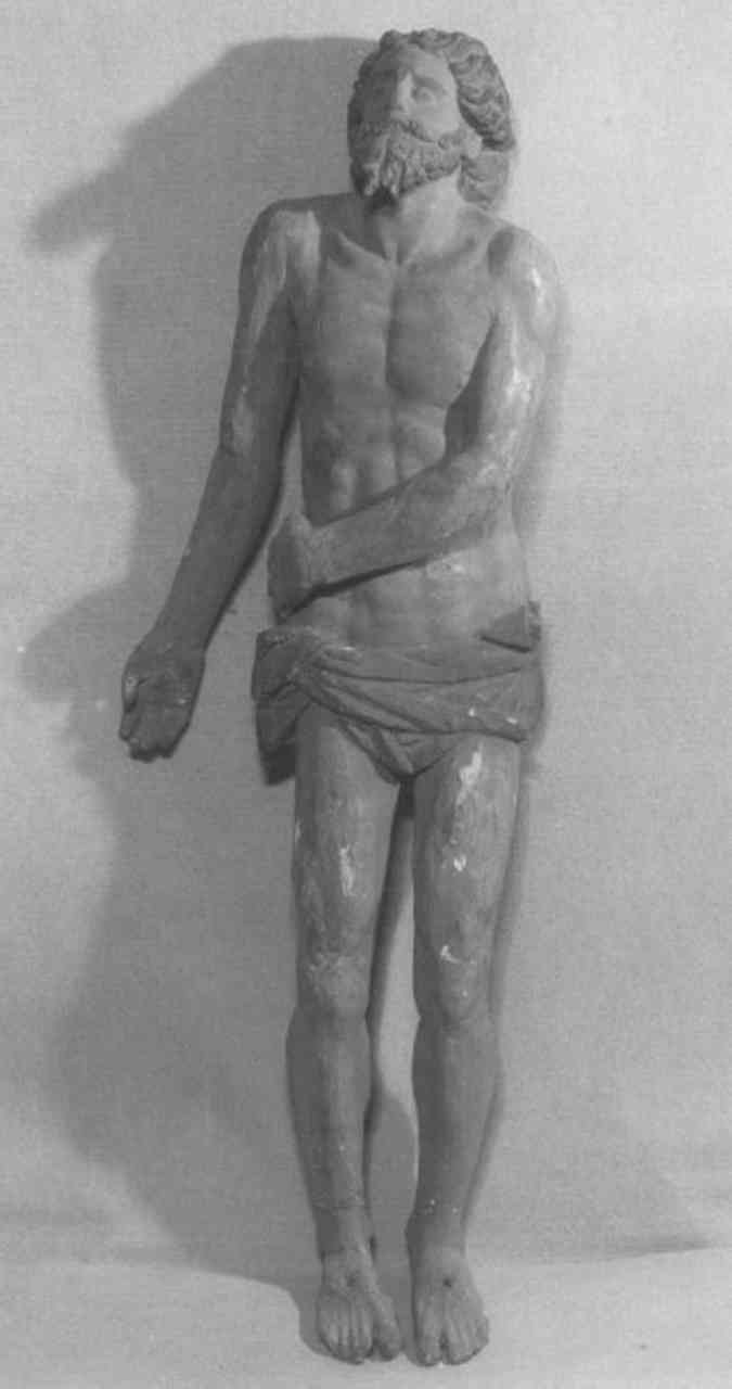 Cristo morto (statua) - ambito veneto (sec. XIX)