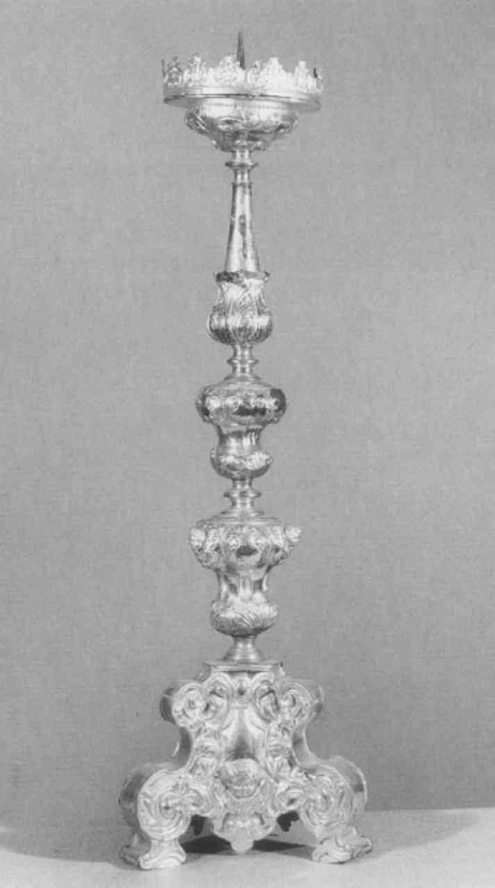 candeliere, serie - ambito veneto (seconda metà sec. XVIII)