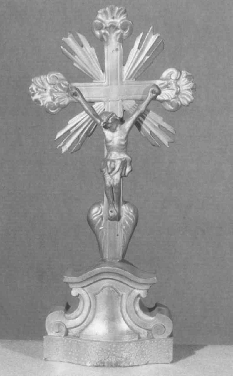 croce da tavolo - ambito veneto (seconda metà sec. XIX)