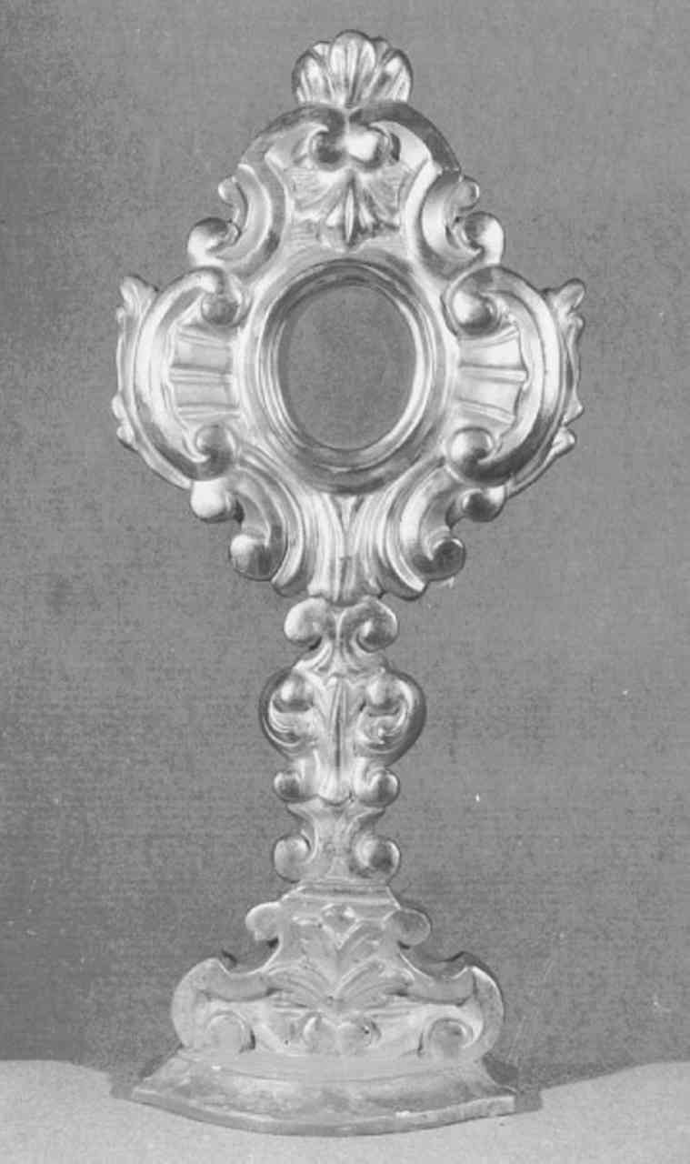 reliquiario - a ostensorio, serie - ambito veneto (prima metà sec. XIX)